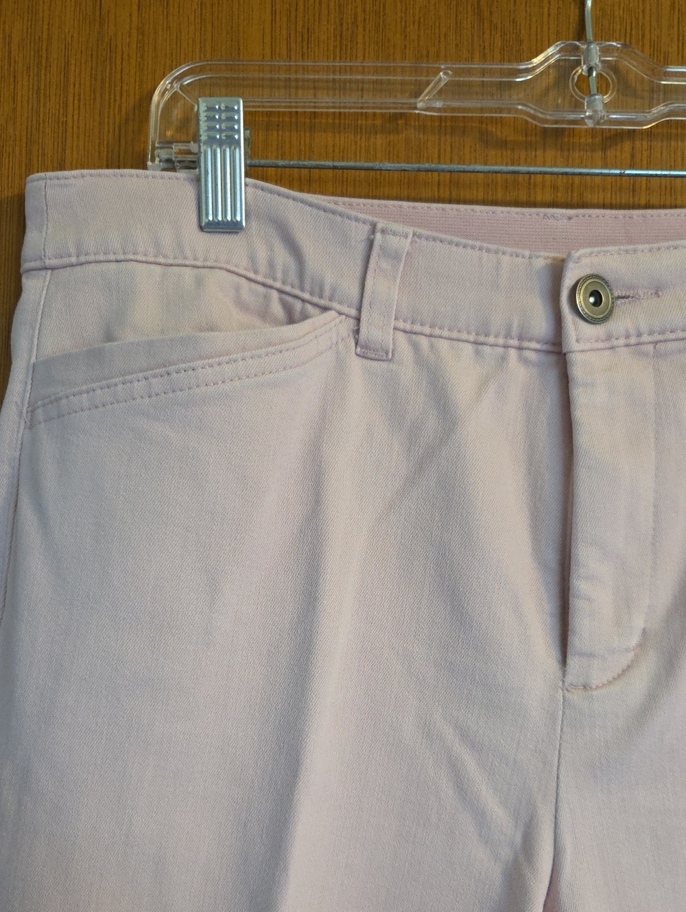 Christoper & Banks Classic Women's Straight-Leg Jeans in Light Pink - Picture 2 of 9